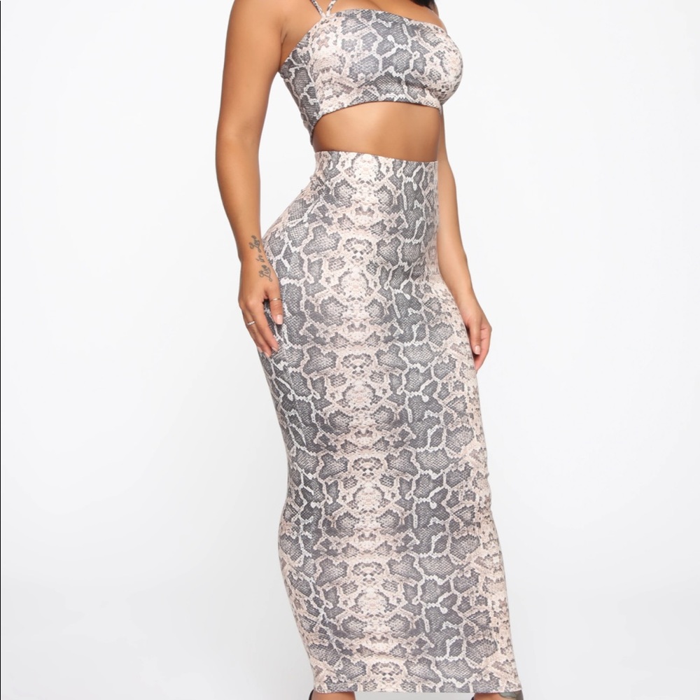 Snake skin 2 piece set